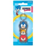 Sonic The Hedgehog Trio Keychain