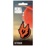 Rebel Moon Resistance Wolf Keychain