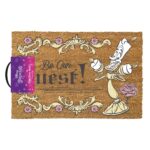 Disney Beauty & The Beast Be Our Guest Door Mat