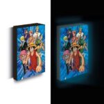 One Piece Luffy With Friends Light Up Canvas