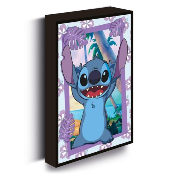 Disney Stitch Happy Light Canvas 40x30cm