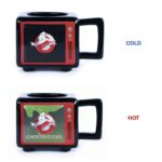 Ghostbusters I Ain't Afraid Retro TV Heat Change Mug 500ml