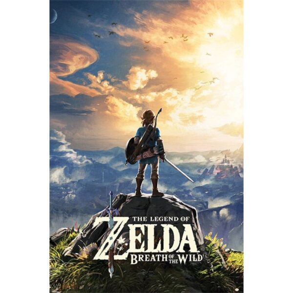 Zelda Breath of the Wild 'Sunset' Poster 61x91cm