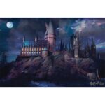 Harry Potter Hogwarts Night Poster