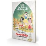 Disney Snow White Still The Fairest Of Them All Print On Wood 40x59cm