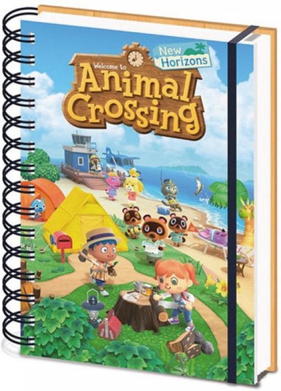 Animal Crossing New Horizons 3D Cover A5 Notebook
