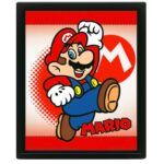 Super Mario & Yoshi Flip 3D Lenticular Framed Picture