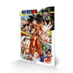 Dragon Ball Z Comic Strip Panels Wood Print 40x59cm