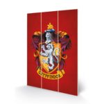 Harry Potter Gryffindor Crest Wood Print 20x29.5cm