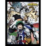 My Hero Academia An Enemy Threat Framed Print 30x40cm