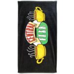 Friends Central Perk Black Towel 75x150cm