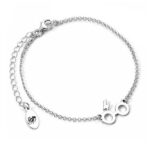 Harry Potter Glasses & Lightning Sterling Silver Bracelet