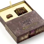 Harry Potter Monster Book Keychain & Pin Badge Gift Set