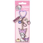 Kuromi Blueberry Keychain with Charms
