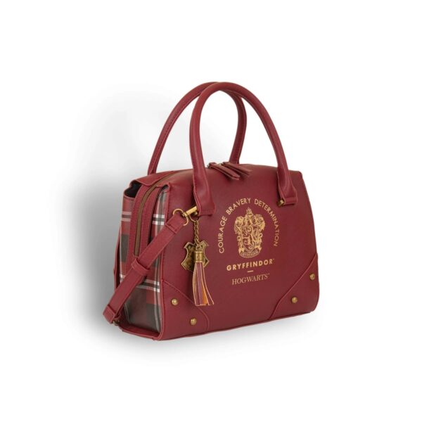 Harry Potter Gryffindor Luxury Plaid Top Handbag