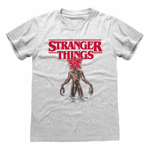 Stranger Things Logo Demogorgon T-Shirt (L)