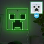 Minecraft Creeper Wall Mountable LED Neon Light