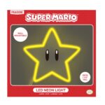 Super Mario Star Wall Mountable LED Neon Light