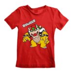Super Mario Bowser Red Kids T-Shirt (9-11 Y)