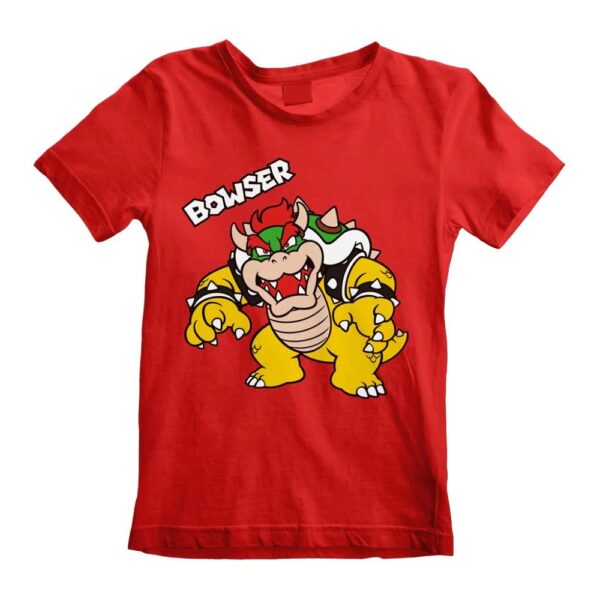 Super Mario Bowser Red Kids T-Shirt (9-11 Y)