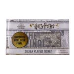 Harry Potter Quidditch World Cup Silver Plated Collector Ticket