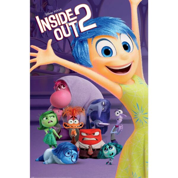 Disney Inside Out 2 Poster 61x92cm