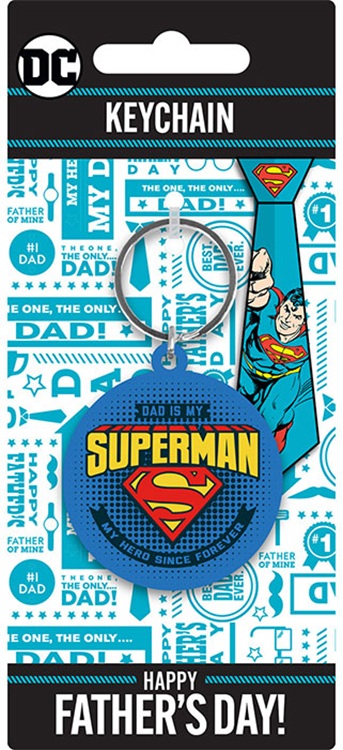 DC Superman Father's Day Keychain