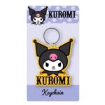 Kuromi Yellow Rubber Keychain