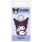 Kuromi Purple Rubber Keychain
