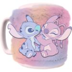 Disney Stitch & Angel Fuzzy Mug 440ml