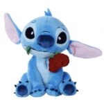 Disney Stitch Plush With Rose 25cm