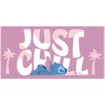 Disnet Stitch "Just Chill" Beach Towel 70x140cm