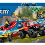 LEGO City 60412 4x4 Fire Truck with Rescue Boat