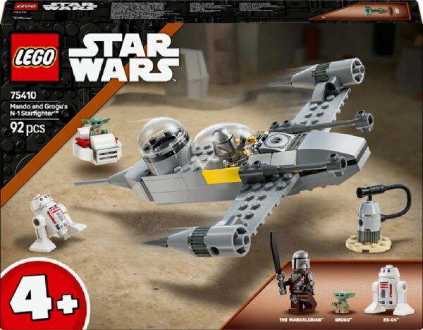 LEGO Star Wars 75410 Mando and Grogu's N-1 Starfighter