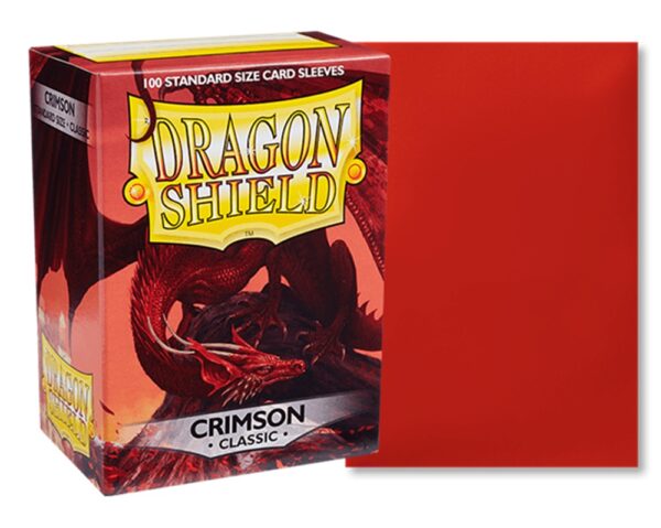 Dragon Shield Crimson Standard Sleeves 100ct