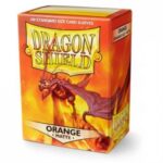 Dragon Shield Matte Orange Standard Sleeves (100 Sleeves)