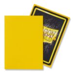 Dragon Shield Matte Yellow Standard Sleeves (100 Sleeves)