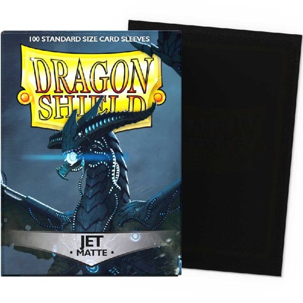 Dragon Shield Matte Jet Standard Sleeves (100 Sleeves)