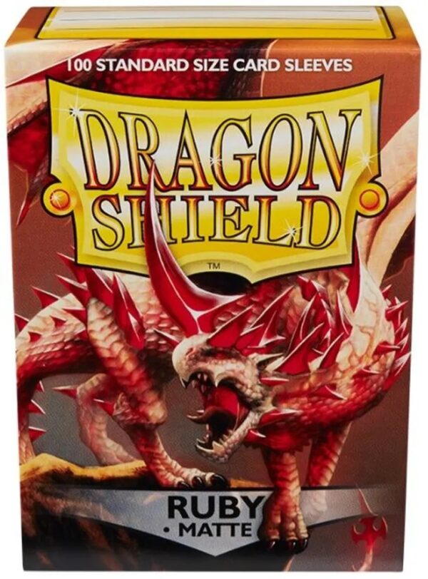 Dragon Shield Matte Sleeves Ruby (100 Sleeves)