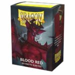 Dragon Shield Matte Blood Red Standard Sleeves (100 Sleeves)
