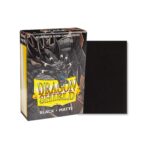 Dragon Shield Matte Black Japanese Sleeves (60 Sleeves)