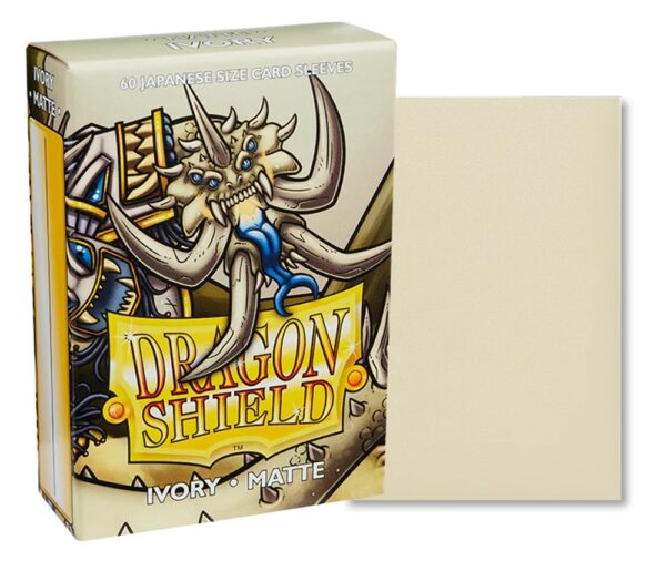 Dragon Shield Matte Ivory Japanese Sleeves (60 Sleeves)