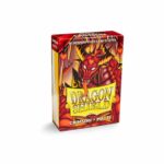 Dragon Shield Matte Crimson Japanese Sleeves (60 Sleeves)
