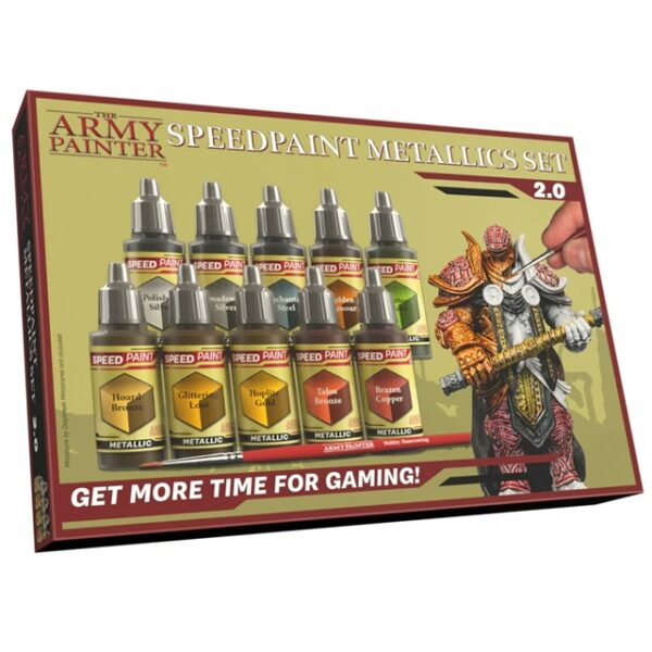 The Army Painter Speedpaint Metallics Set 2.0