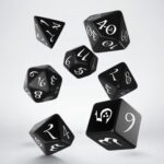 Q-Workshop Classic RPG Black & White Dice Set