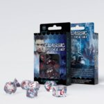 Q-Workshop Classic RPG Translucent & Blue-Red Dice Set