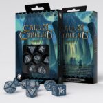 Q-Workshop Call of Cthulhu Abyssal & White Dice Set
