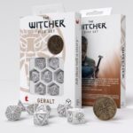 Q-Workshop The Witcher Dice Set Geralt The White Wolf