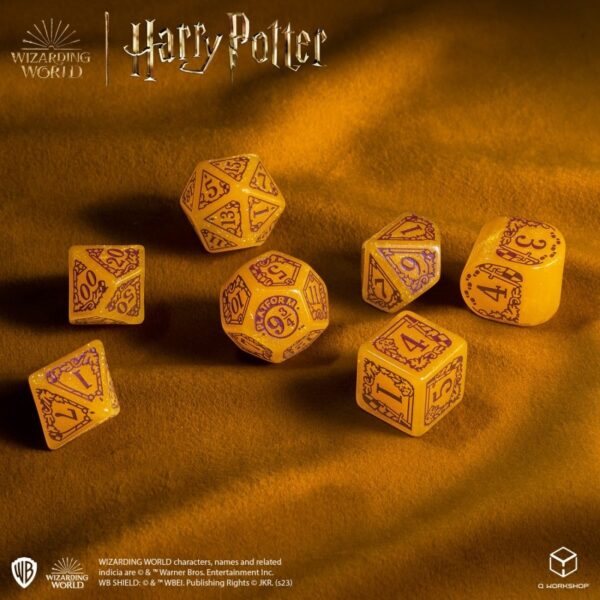 Q-Workshop Harry Potter Gryffindor Modern Dice Set - Gold