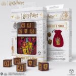 Q-Workshop Harry Potter Gryffindor Dice & Pouch